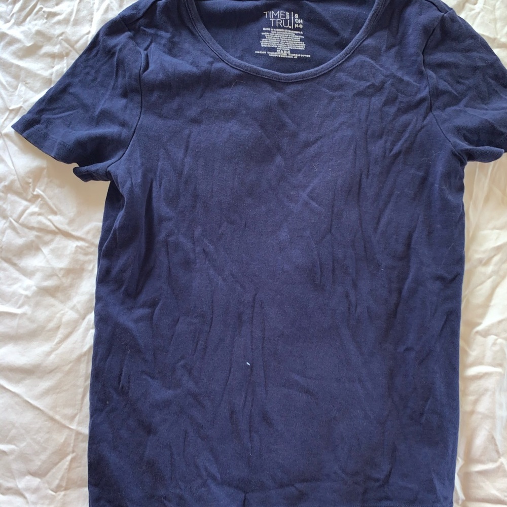 Navy Blue Time and Thru T-Shirt